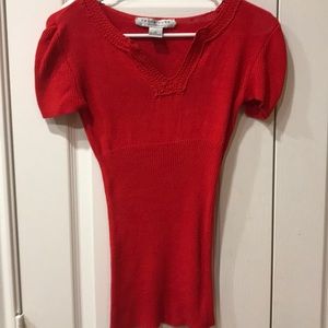 TRINA TURK Los Angeles Fitted Short Sleeve Shirt